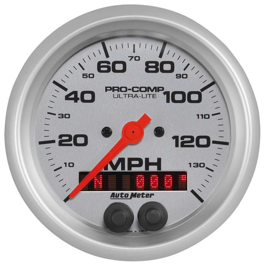 AutoMeter GAUGE; SPEEDOMETER; 3 3/8in.; 140MPH; GPS; ULTRA-LITE