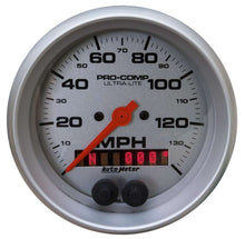Load image into Gallery viewer, AutoMeter GAUGE; SPEEDOMETER; 5in.; 140MPH; GPS; ULTRA-LITE