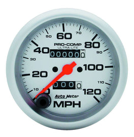 AutoMeter GAUGE; SPEEDOMETER; 3 3/8in.; 120MPH; MECHANICAL; ULTRA-LITE