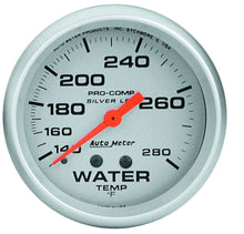 Load image into Gallery viewer, AutoMeter GAUGE; WATER TEMP; 2 5/8in.; 140-280deg.F; LIQUID FILLED MECH; ULTRA-LITE