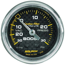 Load image into Gallery viewer, C/F 2-1/16in Boost Gauge - AutoMeter 4703