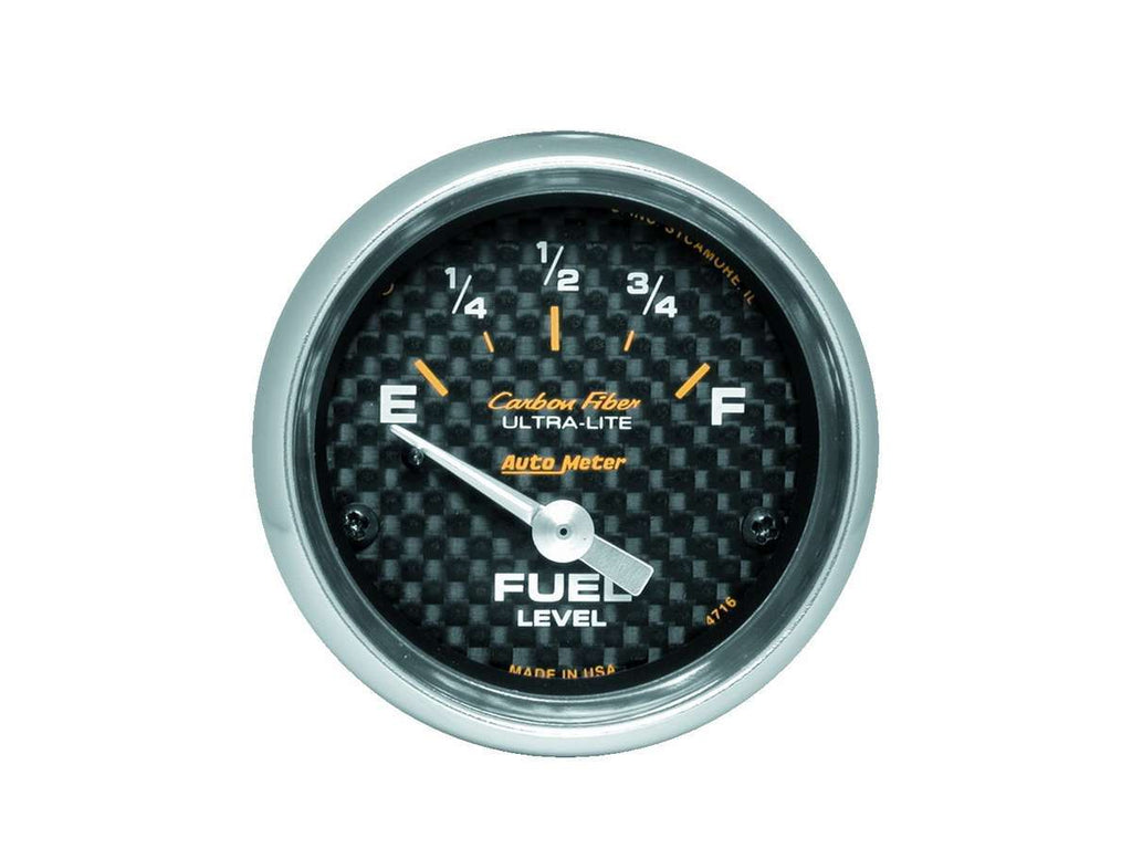 2-1/16in C/F Fuel Level Gauge 240/33 OHMS - AutoMeter 4716