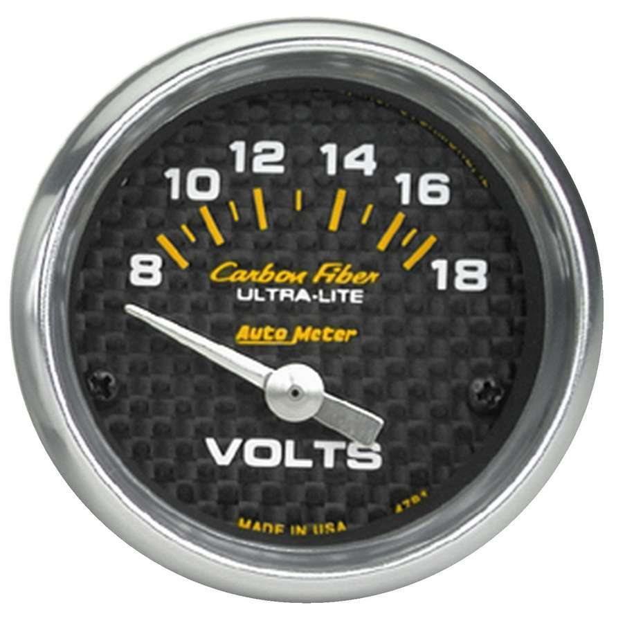 C/F 2-1/16in Voltmeter 8-18 Volts - AutoMeter 4791