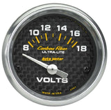 C/F 2-1/16in Voltmeter 8-18 Volts - AutoMeter 4791