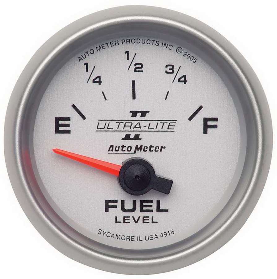 2-1/16in U/L II Fuel Level Gauge 240-33ohms - AutoMeter 4916