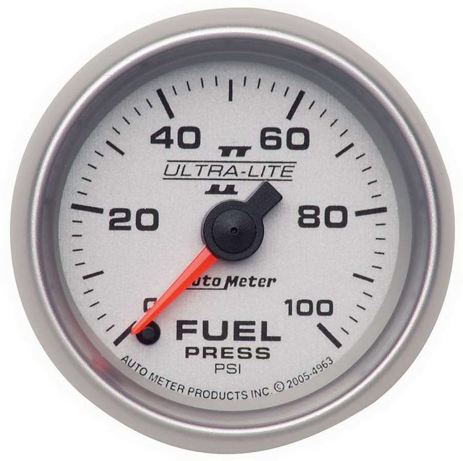 2-1/16in U/L II Fuel Pressure Gauge 0-100psi - AutoMeter 4963