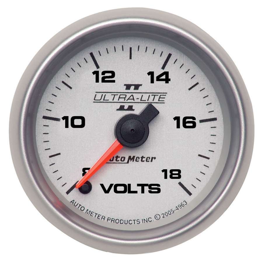 2-1/16 U/L II Voltmeter 8-18 Full Sweep - AutoMeter 4991
