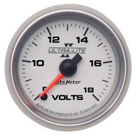 2-1/16 U/L II Voltmeter 8-18 Full Sweep - AutoMeter 4991