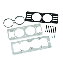 Load image into Gallery viewer, AutoMeter GAUGE MOUNT; GAUGE CAGE W/VENTS; DUAL; 2 5/8in.; BLACK; MUSTANG 87-93 FOX