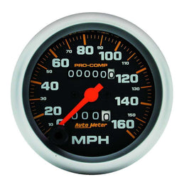 AutoMeter GAUGE; SPEEDOMETER; 3 3/8in.; 160MPH; MECHANICAL; PRO-COMP
