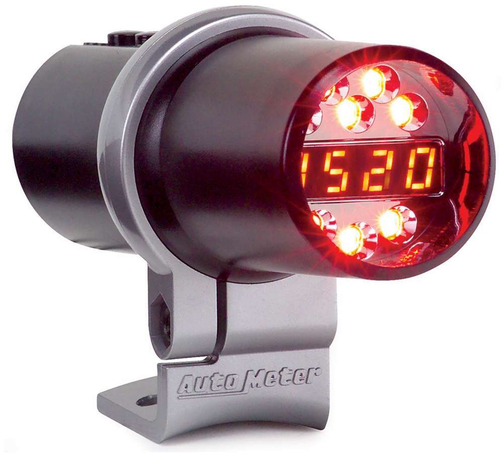 AutoMeter SHIFT LIGHT; DIGITAL W/AMBER LED; BLACK; PEDESTAL MOUNT; DPSS LEVEL 1