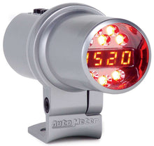 Load image into Gallery viewer, AutoMeter SHIFT LIGHT; DIGITAL W/AMBER LED; SILVER; PEDESTAL MOUNT; DPSS LEVEL 1