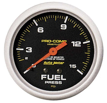 Load image into Gallery viewer, 0-15 Fuel Pressure Gauge - AutoMeter 5411