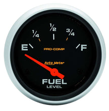 Load image into Gallery viewer, AutoMeter GAUGE; FUEL LEVEL; 2 5/8in.; 240OE TO 33OF; ELEC; PRO-COMP