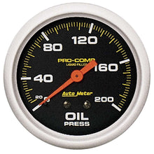 Load image into Gallery viewer, 0-200 Oil Pressure Gauge - AutoMeter 5422