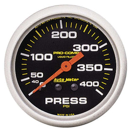 2-5/8 P/C Pressure Gauge 0-400psi - AutoMeter 5424