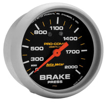 Load image into Gallery viewer, 0-2000 Brake Pressure - AutoMeter 5426