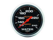 Load image into Gallery viewer, AutoMeter GAUGE; WATER TEMP; 2 5/8in.; 120-240deg.F; LIQUID FILLED MECH; PRO-COMP