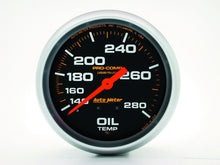 Load image into Gallery viewer, AutoMeter GAUGE; OIL TEMP; 2 5/8in.; 140-280deg.F; LIQUID FILLED MECH; 12FT.; PRO-COMP