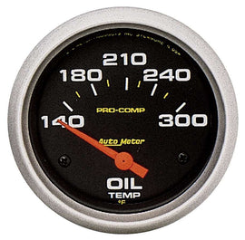 AutoMeter GAUGE; OIL TEMP; 2 5/8in.; 140-300deg.F; ELECTRIC; PRO-COMP