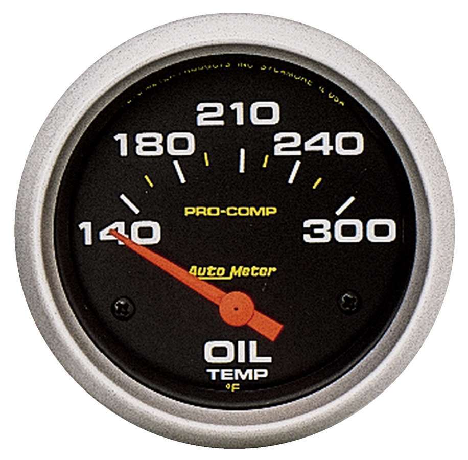 AutoMeter GAUGE; OIL TEMP; 2 5/8in.; 140-300deg.F; ELECTRIC; PRO-COMP