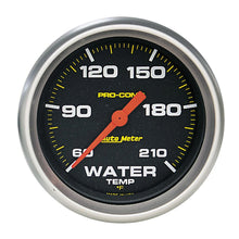 Load image into Gallery viewer, AutoMeter GAUGE; LOW WATER TEMP; 2 5/8in.; 60-210deg.F; DIGITAL STEPPER MOTOR; PRO-COMP