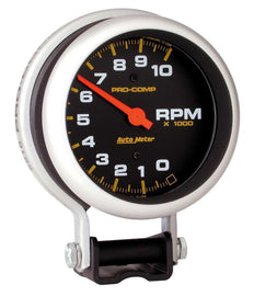 AutoMeter GAUGE; TACHOMETER; 3 3/4in.; 10K RPM; PEDESTAL; PRO-COMP