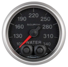 AutoMeter GAUGE; WATER TEMP; 2 1/16in.; 340deg.F; STEPPER MOTOR W/PEAK/WARN; ELITE