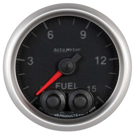 AutoMeter GAUGE; FUEL PRESS; 2 1/16in.; 15PSI; STEPPER MOTOR W/PEAK/WARN; ELITE