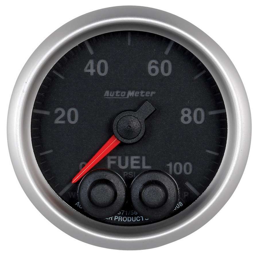 AutoMeter GAUGE; FUEL PRESS; 2 1/16in.; 100PSI; DIGITAL STEPPER MOTOR W/PEAK/WARN; ELITE