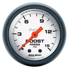 Load image into Gallery viewer, 2-1/16 Phantom Boost Gauge 0-15psi - AutoMeter 5702