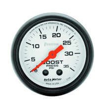 Load image into Gallery viewer, 2-1/16in Phantom Boost Gauge - AutoMeter 5704