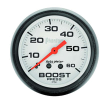 Load image into Gallery viewer, 2-1/16 Phantom Boost Gauge - 0-60psi - AutoMeter 5705