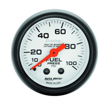 Load image into Gallery viewer, 2-1/16in Phantom Fuel Pressure Gauge 0-100 PSI - AutoMeter 5712