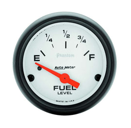 AutoMeter GAUGE; FUEL LEVEL; 2 1/16in.; 0OE TO 90OF; ELEC; PHANTOM