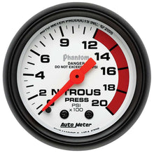 Load image into Gallery viewer, 2-1/16in Phantom Nitrous Pressure Gauge - AutoMeter 5728
