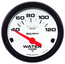 Load image into Gallery viewer, 2-1/16 Phantom Water Tmp Gauge - Elec. - AutoMeter 5737-M