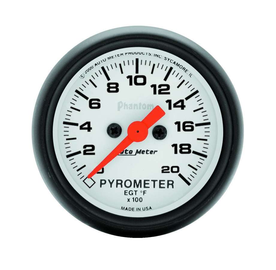 2-1/16in Phantom 2000 Degree Pyrometer - AutoMeter 5745