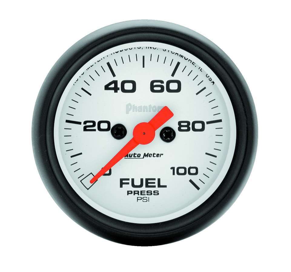 AutoMeter GAUGE; FUEL PRESSURE; 2 1/16in.; 100PSI; DIGITAL STEPPER MOTOR; PHANTOM