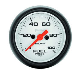 AutoMeter GAUGE; FUEL PRESSURE; 2 1/16in.; 100PSI; DIGITAL STEPPER MOTOR; PHANTOM