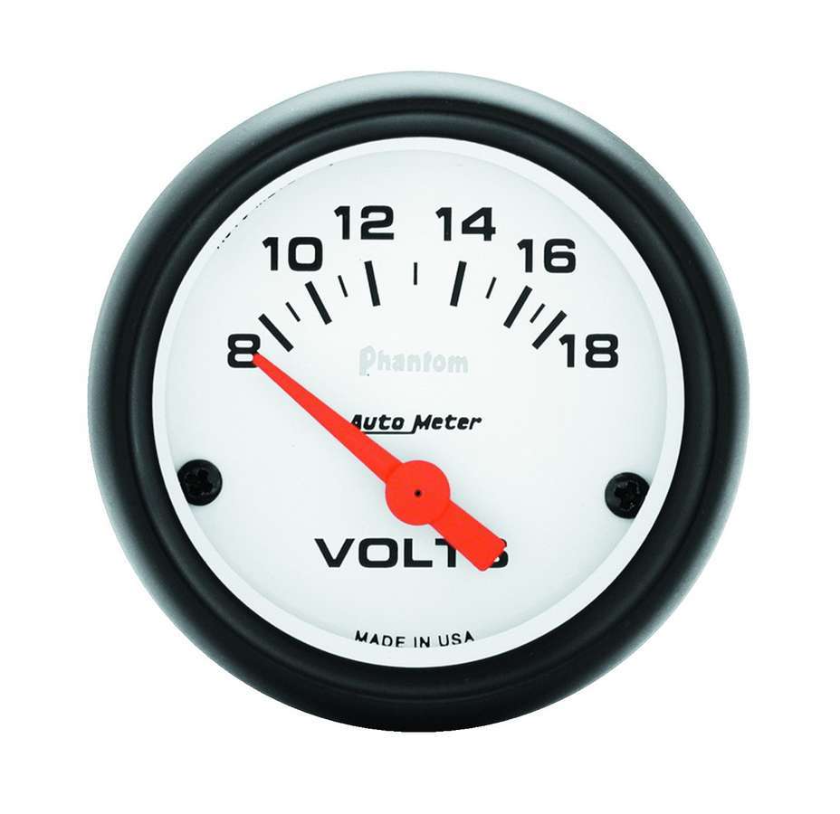 Phantom 2 1/16in Voltmeter 8-18 Volts - AutoMeter 5791