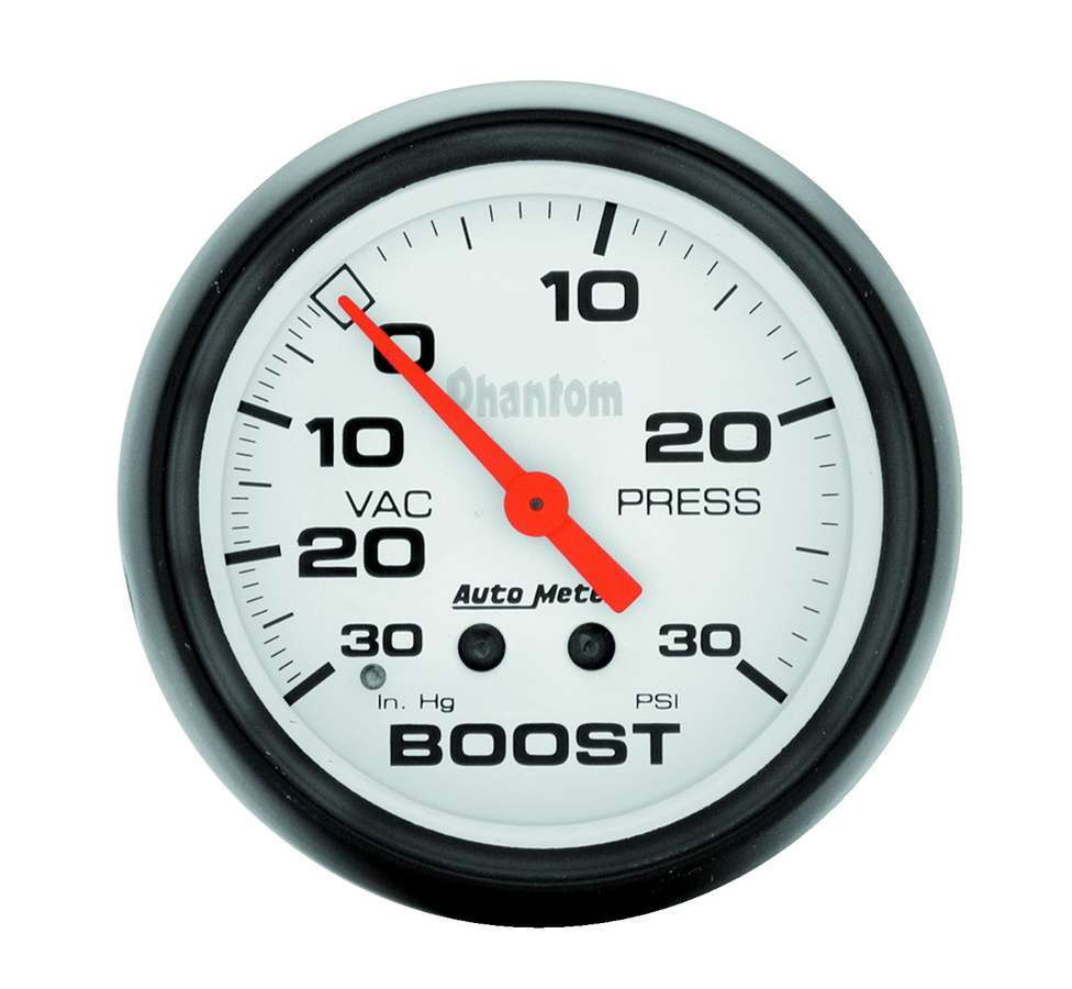 2-5/8in Phantom Boost Gauge 30psi - AutoMeter 5803