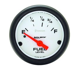 AutoMeter GAUGE; FUEL LEVEL; 2 5/8in.; 0OE TO 90OF; ELEC; PHANTOM