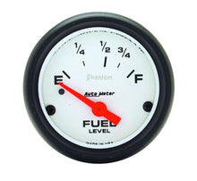 Load image into Gallery viewer, AutoMeter GAUGE; FUEL LEVEL; 2 5/8in.; 0OE TO 90OF; ELEC; PHANTOM