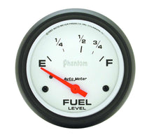 Load image into Gallery viewer, AutoMeter GAUGE; FUEL LEVEL; 2 5/8in.; 73OE TO 10OF; ELEC; PHANTOM