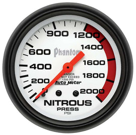 2-5/8in Phantom Nos Pressure Gauge 0-2000psi - AutoMeter 5828
