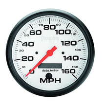 Load image into Gallery viewer, AutoMeter GAUGE; SPEEDO; 5in.; 160MPH; ELEC. PROGRAM W/LCD ODO; PHANTOM
