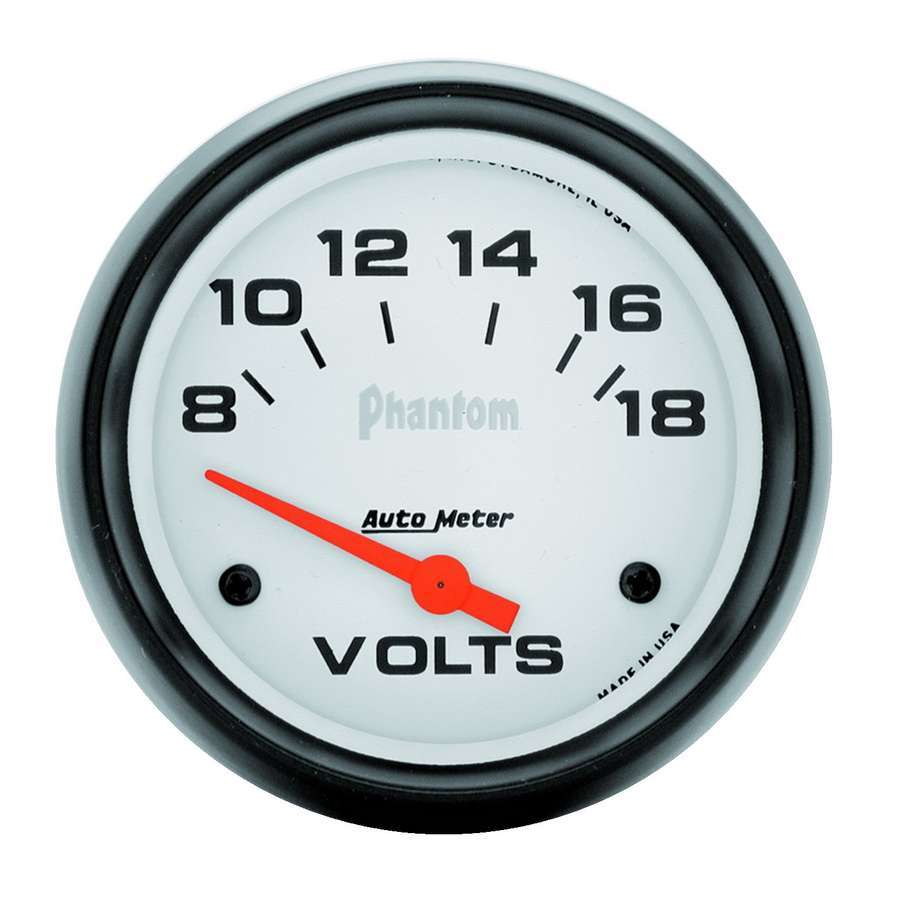 2-5/8in Phantom Voltmeter 8-18 Volts - AutoMeter 5891
