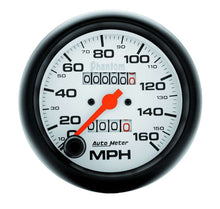 Load image into Gallery viewer, AutoMeter GAUGE; SPEEDOMETER; 3 3/8in.; 160MPH; MECHANICAL; PHANTOM