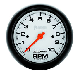 AutoMeter GAUGE; TACHOMETER; 3 3/8in.; 10K RPM; IN-DASH; PHANTOM